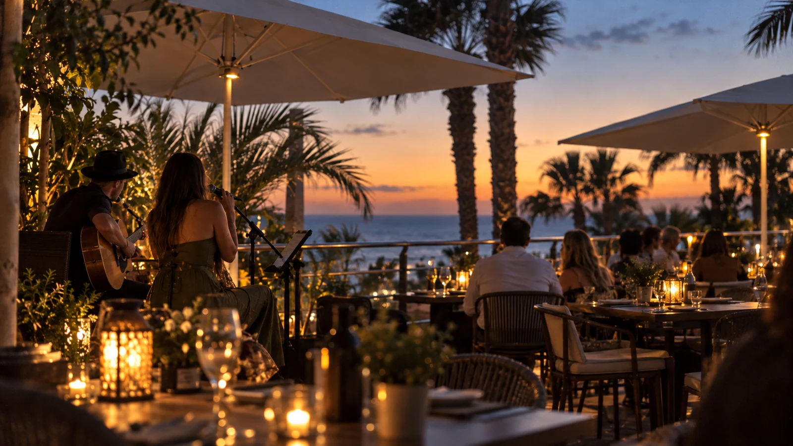 Música en directo en la terraza de Eulenspiegel Tenerife